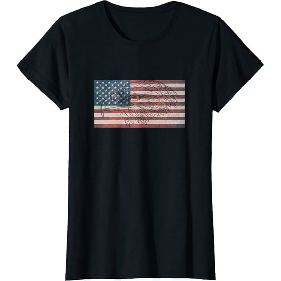 American Flag Eagle Tshirt USA T-shirt Patriotic Gift