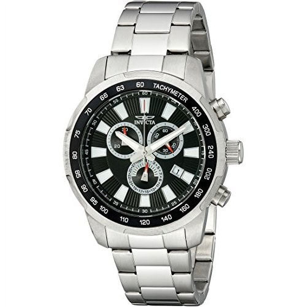Invicta Men's 1555 Specialty Quartz Chronograph Black Dial Watch