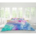 thumbnail image 2 of 3D Colorful Dye Quilt Cover Set Bedding Set Pillowcases 84, 2 of 3