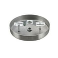 thumbnail image 5 of Aspen Creative 21505-22 Brushed Nickel Contemporary Chandelier Fixture Canopy Kit, 5-1/8" Diameter with Loop, 7/16" Center Hole, 2 Sets/Pack, 5 of 6