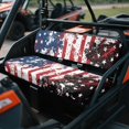 thumbnail image 2 of Yuyamidu American Flag UTV Seat Cushion Covers Compatible with Kawasaki Mule 3000 3010 3020 Replacement UTV Seat Cover Set Patriotic Bench Seats Cover Easy to Install, 2 of 7