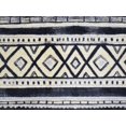 thumbnail image 4 of 2' x 3' Black and Gray Modern Tribal Washable Floor Mat, 4 of 5