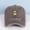 Brown, variant on Little Frog Embroidered Color Block Trucker Hat Unisex Adjustable Cotton Breathable Fashion Cap for Travel Daily Wear
