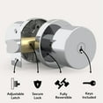 thumbnail image 5 of Mega Handles | Buena Entry Knob | Polished Chrome, 5 of 5