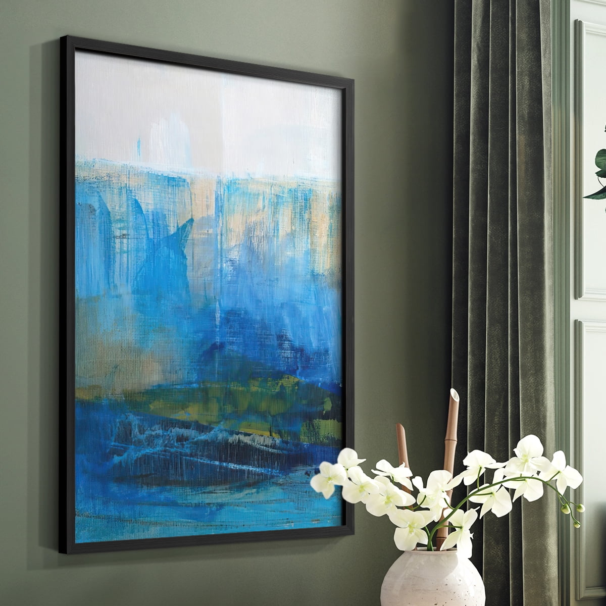 Bay Walk II in Paper Solid Wood 16 x 20 Framed Print