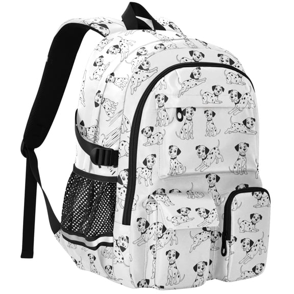 ALAZA Dalmatian Cute Print Student Backpack School Bookbag Large Laptop Daypack Travel Bag