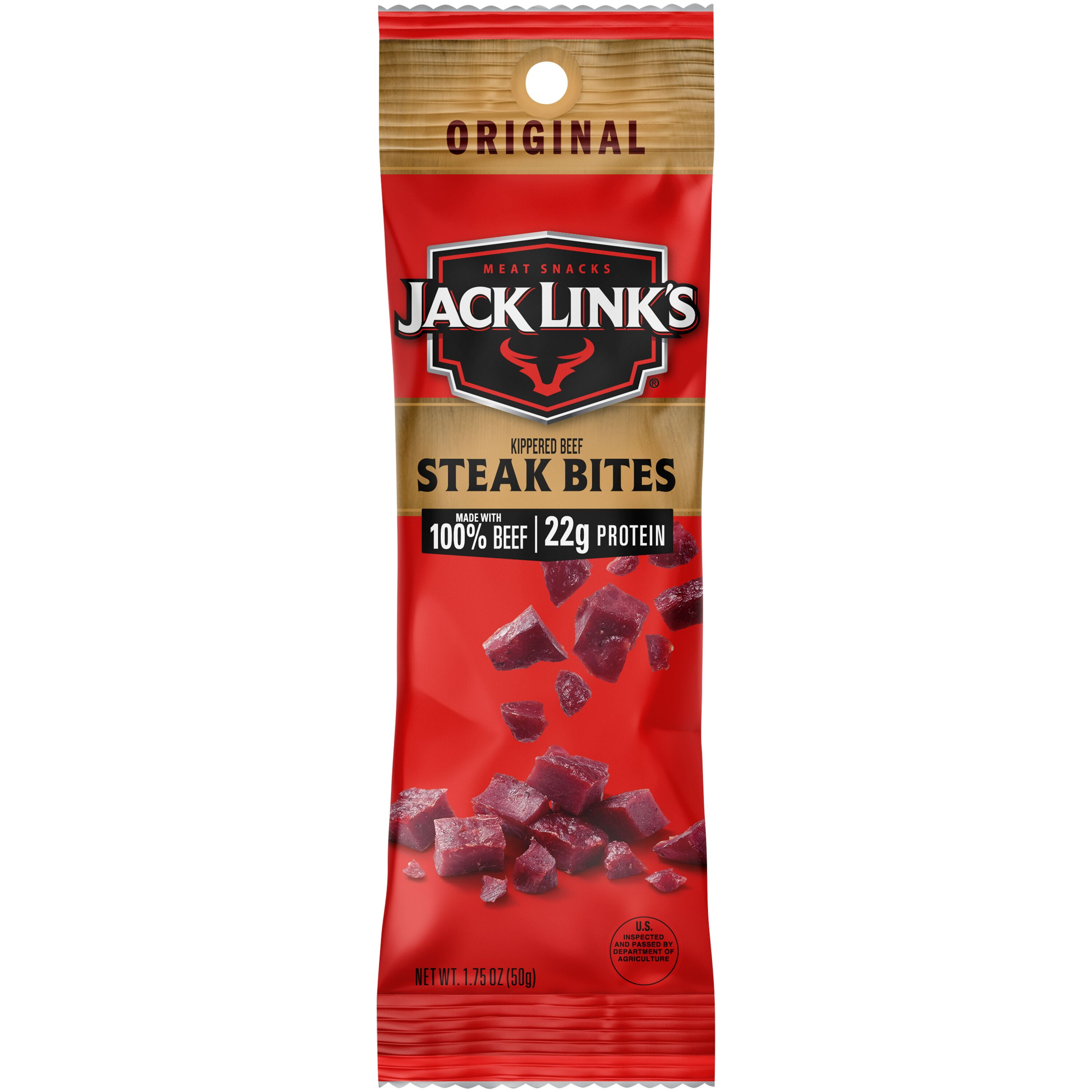 (4 pack) Jack Link's® Original Beef Jerky Steak Bites, 1.75 oz