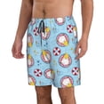 thumbnail image 2 of Naloa Gnome Pool Party Men's Beach Shorts, Surfing shorts, Swim trunks, Quick Dry Swim Trunks for Surfing Beach Fun - XX-Large, 2 of 9
