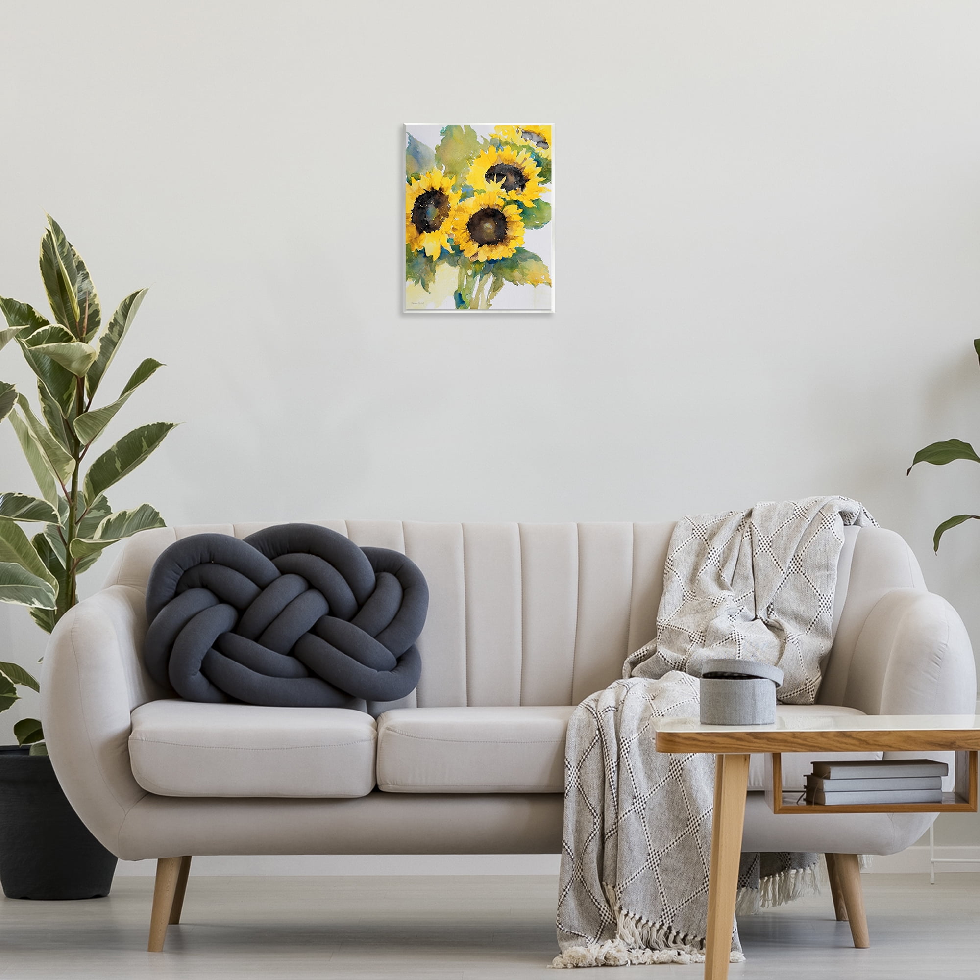 Stupell Industries Blooming Sunflower Bundle Botanical & Floral Painting Unframed Art Print Wall Art, 11 x 14