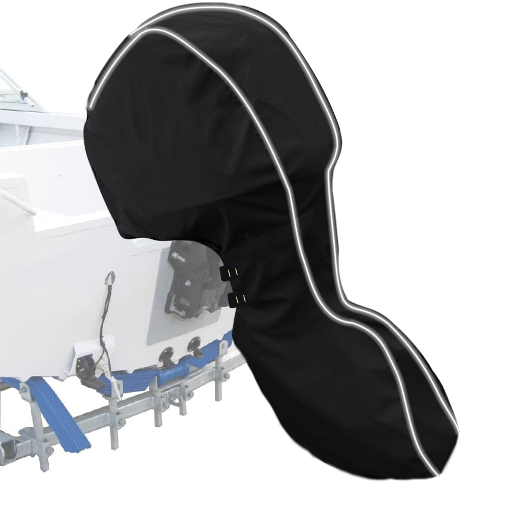 600 Denier Blue Outboard Motor Cover For 120 HP To 250 HP 4-Stroke Engines