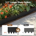 thumbnail image 5 of 6/8/10 Pack Home Garden Galvanized Steel Landscape Edging , Metal Edging for Landscaping with Stakes, Bendable Garden Edging Border for Lawn Flower Bed Yard Pathway Divider, 5 of 8