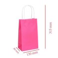 thumbnail image 2 of 10 pk pink paper bag, 2 of 4