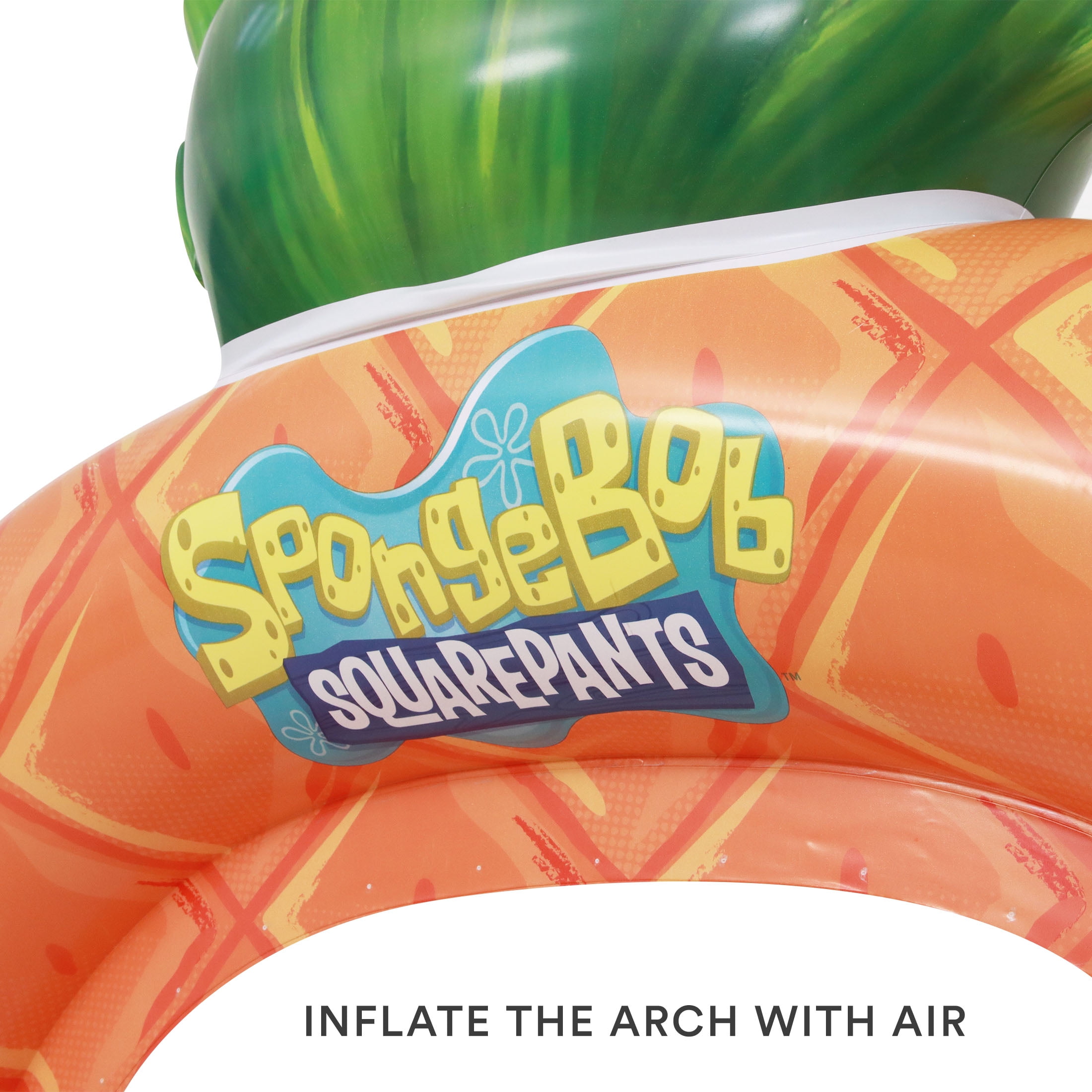 SpongeBob SquarePants 5-Foot Tall "Pineapple Under the Sea" Inflatable Arch Water Sprinkler for Summer Fun, Ages 2+