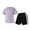 Z2Light Purple, variant on Icvfdpl Toddler Outfit For Boys Sports Shorts Sets Jerseyss Tracksuit 2 Piece Basketball Performance Tank Shirt Top And Mesh Shorts Set Skin-Friendly 12-24 Months