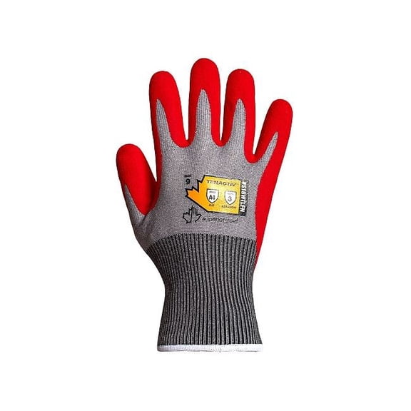 Work Gloves, Cut Level A4 ,Foam Nitrile ,Texture ,XL (10) 1 PR