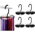 thumbnail image 1 of SUNTRADE 4PCS 360 Degrees Rotating Scarf Tie Hanger 20 Hooks Folding Adjustable Twirl Tie Rack Organizer, 1 of 7