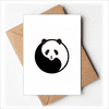 Harmonize Positive Negative Panda Surroundings Greeting Cards You are Invited Invitations