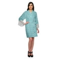 thumbnail image 4 of Moomaya Printed Cotton Robes For Women Plus Size Kimono Robe Short Nightwear, 4 of 6
