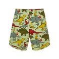 thumbnail image 5 of WIBACKER Kids Boys' Short Sleeve Top and Shorts Snug Fit 100% Cotton 2 Piece Pajama Set for Toddler Dinosaur Pjs, 5 of 10