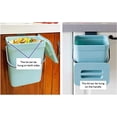 thumbnail image 4 of Jinsinto Small Kitchen Compost Bin - 5L Kitchen Counter Top Trash Can with Lid for Kitchen Waste Composter - Indoor Kitchen Trash Can (Blue), 4 of 5