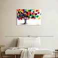 thumbnail image 2 of Elephant Stock Birthday Tree Wall Art - Horizontal Canvas Wall Art - Living Room Wall Decor - Floral And Botanical Canvas - Orange And Green Decor By Ashvin Harrison - 30" x 20", 2 of 8