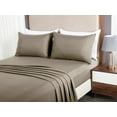 thumbnail image 4 of Chezmoi Collection Liam 7-Piece Taupe Bed in a Bag Queen Comforter Set with Sheets Medallion Embossed Bedding Set, 4 of 9