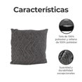 thumbnail image 2 of Cojín decorativo Gaon Acolchonado de Chenille Suave Gris Set de 2 piezas, 2 of 4