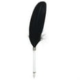 thumbnail image 2 of Stainless Pen, Feather Pen, Stainless Steel Black Feather Dip Pen Calligraphy Pens, for Office for Business, 2 of 7