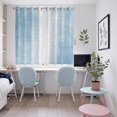 thumbnail image 5 of Blue Ombre Kitchen Curtains 72 Inch Length, Modern Abstract Art Aesthetics Grommet Top Bedroom Living Room Curtains, Light Filtering Cafe Curtain Drapes 2 Panels Set 104''x72'', 5 of 9