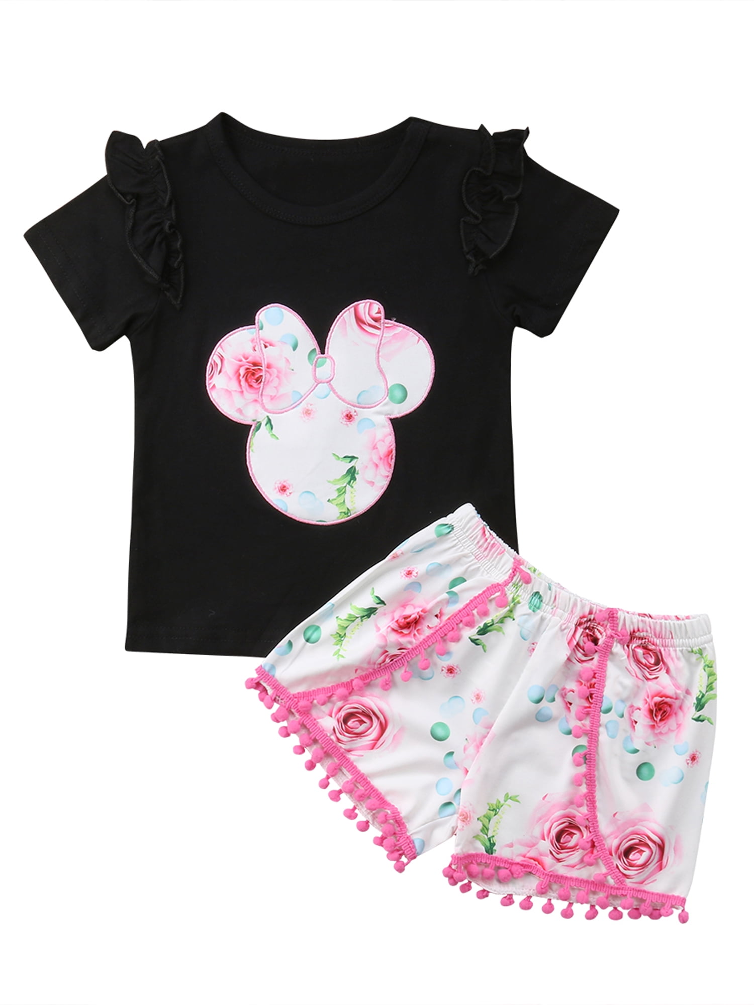 luethbiezx luethbiezx Toddler Kids Baby Girl Summer Outfit Clothes