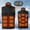 Black, variant on DAFPZW Heated Vest for Women Men Rechargeable Included 17 Heating Zones Lightweight Hunting Work Heating Clothes