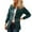 Green, variant on UJNDER Plus Size Coat V Neck Design with Pockets for Everyday Wear for Spring and Summer Pairs Well with Jeans Easy Care Lapel PU Leather Coats for Women Black XXXL