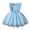 Blue, variant on TAIAOJING Toddler Girls Dresses For Everyday Wear Outdoor Picnics And Photo Parties Summer Sleeveless Ruffled Dress For Girls 3-7 Trendy 4-5Y
