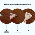 thumbnail image 6 of 10M/Roll Self-adhesive Home Decor Wood Grain Windowsill Waterproof Wall Border Sticker Skirting Line Waist Line Wallpaper Waveguide Line MAPLE 5CMX10M, 6 of 8
