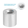 thumbnail image 4 of Unique Bargains 1/4'/6mm Wire Rope Stop Sleeve,Aluminum Crimping Loop Sleeve,Silver, 20 Pack, 4 of 5