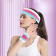 thumbnail image 5 of Conjunto De Bandas Para El Sudor 3pcs / set Sweatbands Set Colorful Gym Hair Band Brace Wraps (Blanco Azul Rojo) Ndcxsfigh Para Estrenar, 5 of 6