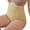 Apricot, variant on Women Butt Lifter Shapewear High Waist Tummy Control Panty Waist Trainer Female Body Shaper