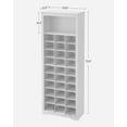 thumbnail image 6 of VASAGLE Shoe Storage Cabinet, 10 Tier Shoe Rack Organizer, Holds Up to 30 Pairs of Shoes, for Entryway Bedroom, 12.6 x 24.8 x 73.6 Inches, White, 6 of 7