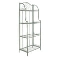thumbnail image 4 of SAFAVIEH Amaris Outdoor Wrought Iron 4 Tier Bakers Rack, Antique Green, 4 of 11