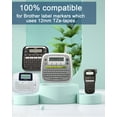 thumbnail image 6 of Joatuxul Label Tape 12mm 4PCS Compatible with Brother TZe-231 for P-Touch PT-D210 Black on White, 6 of 10