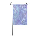 thumbnail image 1 of JSDART Purple Water Marble Cold Colors Blue Ink Pattern Abstract Garden Flag Decorative Flag House Banner 12x18 inch, 1 of 1
