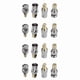 thumbnail image 1 of Kits SmA Una BNC Adaptador Coaxial RF Conector Hembra Coaxial Macho 16 Piezas, 1 of 5