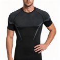 thumbnail image 2 of OIOLOYJM 3Pcs Mens Compression Shirts Short Sleeve Slim Fit Quick Dry Workout Tee Gym Casual Stretchy Running Athletic T-Shirts, 2 of 5