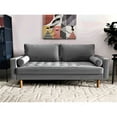 thumbnail image 2 of Hazen 69.7'' Velvet Square Arm Sofa, 2 of 5
