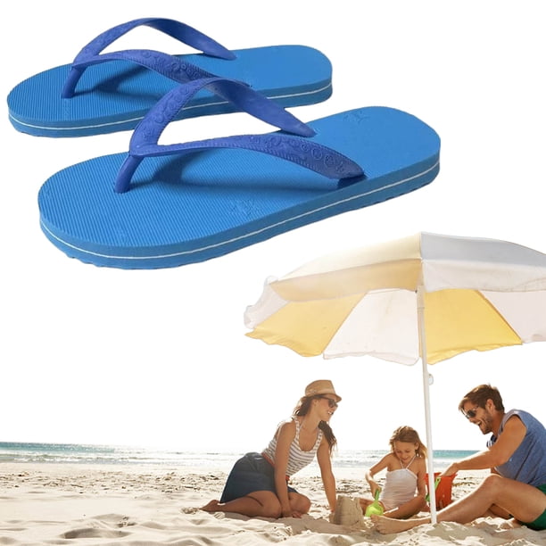 Zapatos Ducha Sandalias Tanga Chanclas Goma Con Soporte para El Mujeres Y Hombres