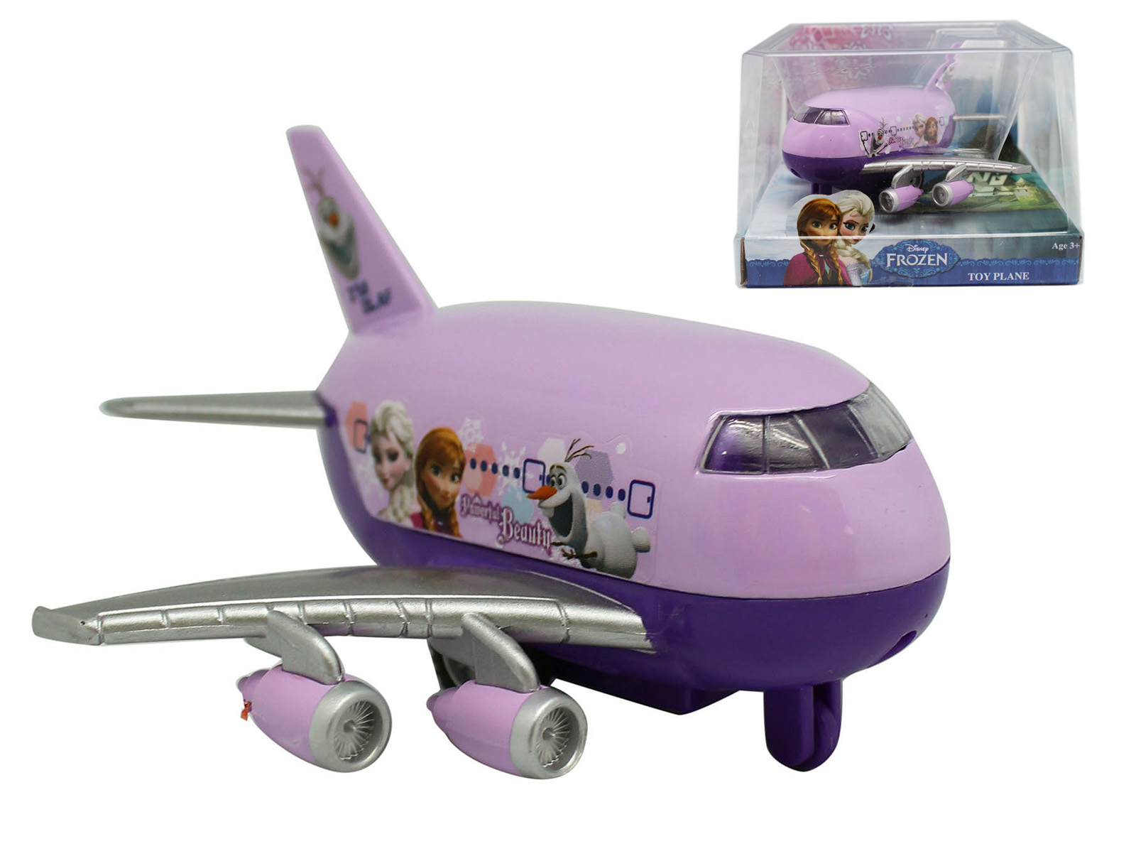 purple airplane toy