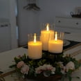 thumbnail image 3 of Velas sin llama Amagic, de cristal transparente, funciona con pilas, juego de 3, 3 of 7