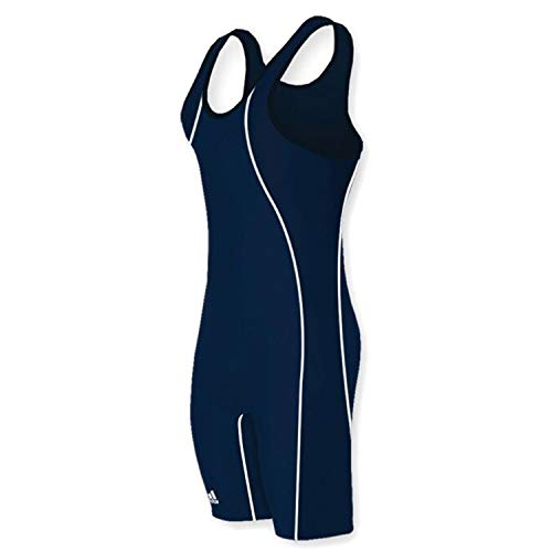 adidas As107s Wrestling Singlet Navy/Navy XS