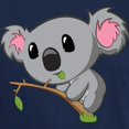 thumbnail image 3 of CafePress - Hungry Koala Dark T Shirt - Men's Classic Graphic Cotton T-Shirt, 3 of 4