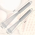 thumbnail image 2 of VIVA - Patelai 2 Pieces Stainless Steel Ball Whisk Wire Egg Whisk Set Kitchen, 2 of 2